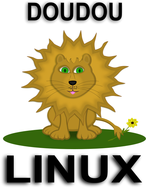 Free Vector Dou Dou Linux Logo Contest - Bonus Icon Png (618x800), Png Download