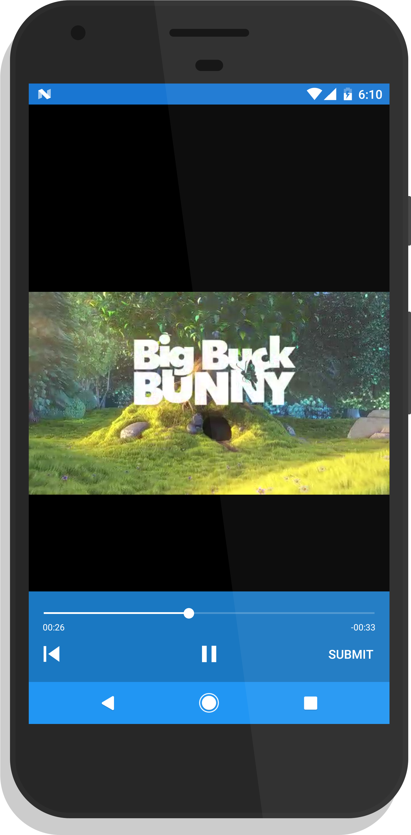 Video Player In Android Example (2134x3840), Png Download