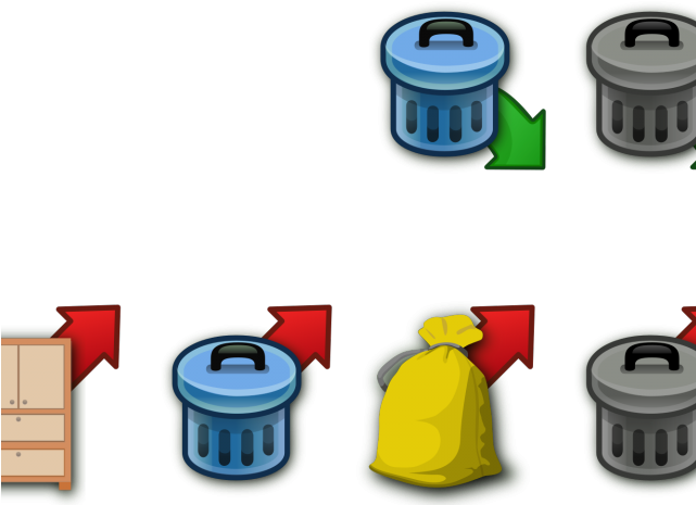 Trash Clipart Icon - Trash Can Clip Art (640x480), Png Download