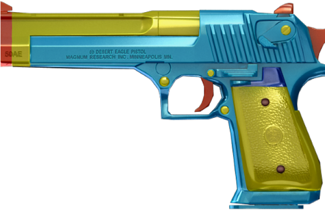 Drawn Pistol Desert Eagle - Imi Desert Eagle (640x480), Png Download