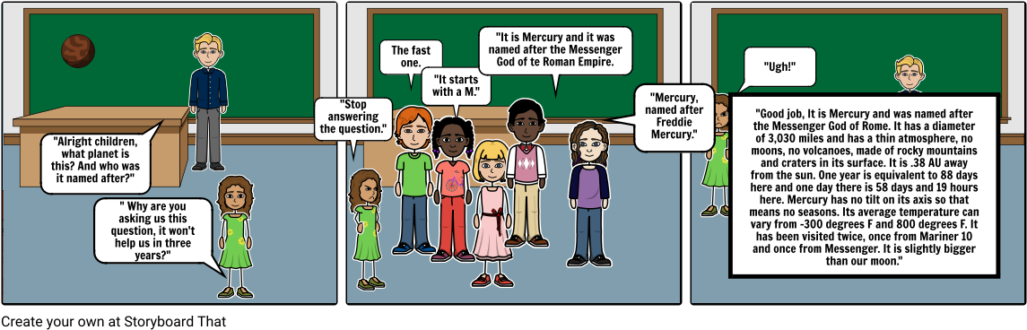 Mercury Comic - Cartoon (1164x385), Png Download
