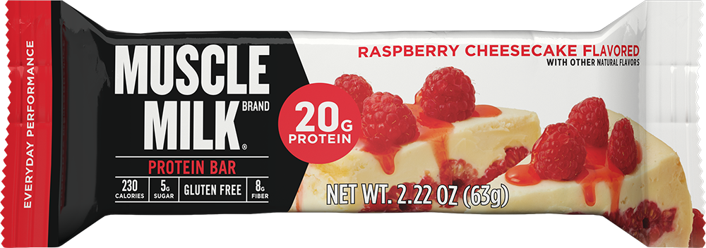 Cytosport Protein Bar Raspberry Cheesecake - Muscle Milk Protein Bar Raspberry Cheesecake (1000x352), Png Download