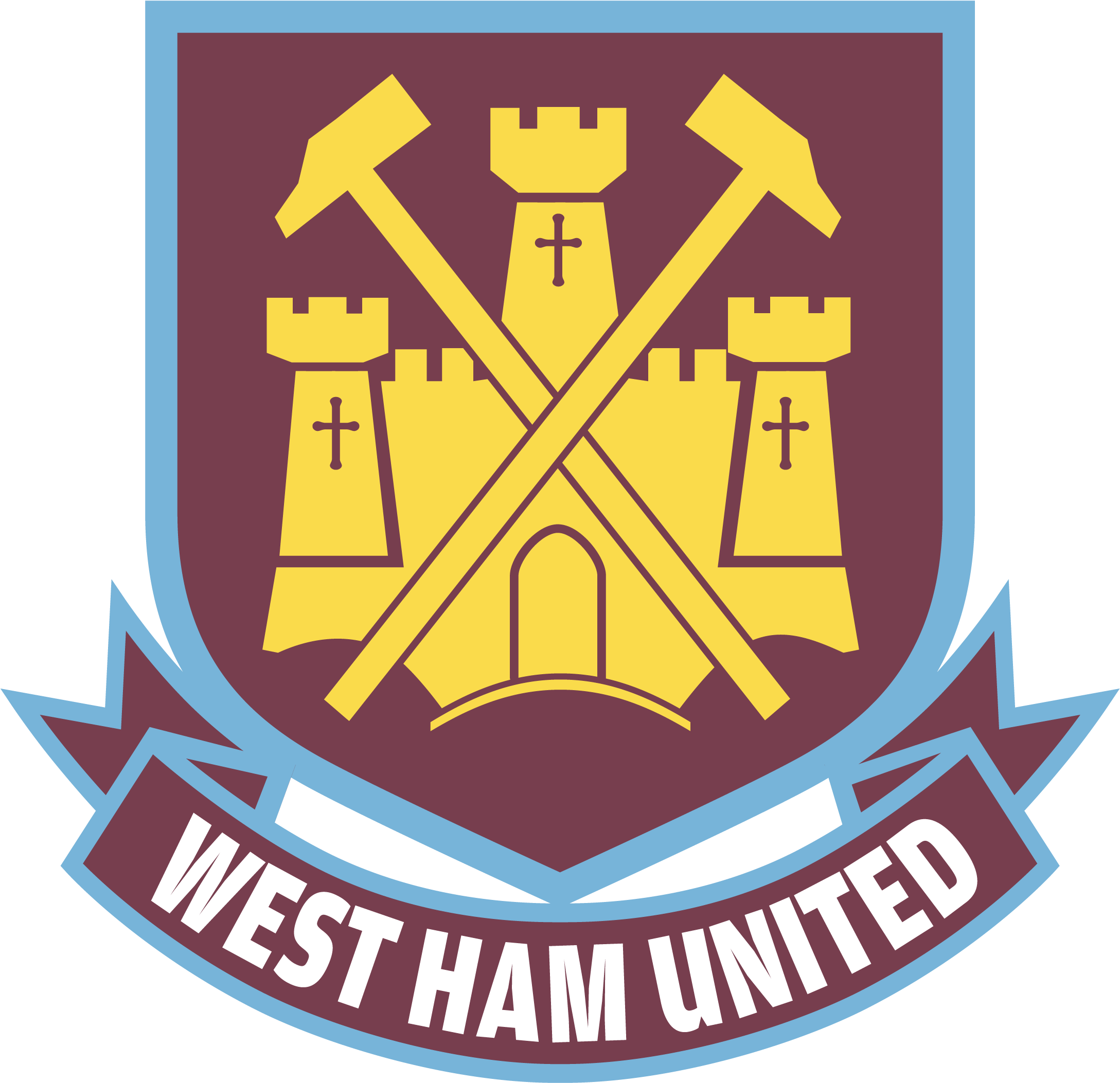 West Ham Emblem - Premier League Football Team Logos (3840x2160), Png Download
