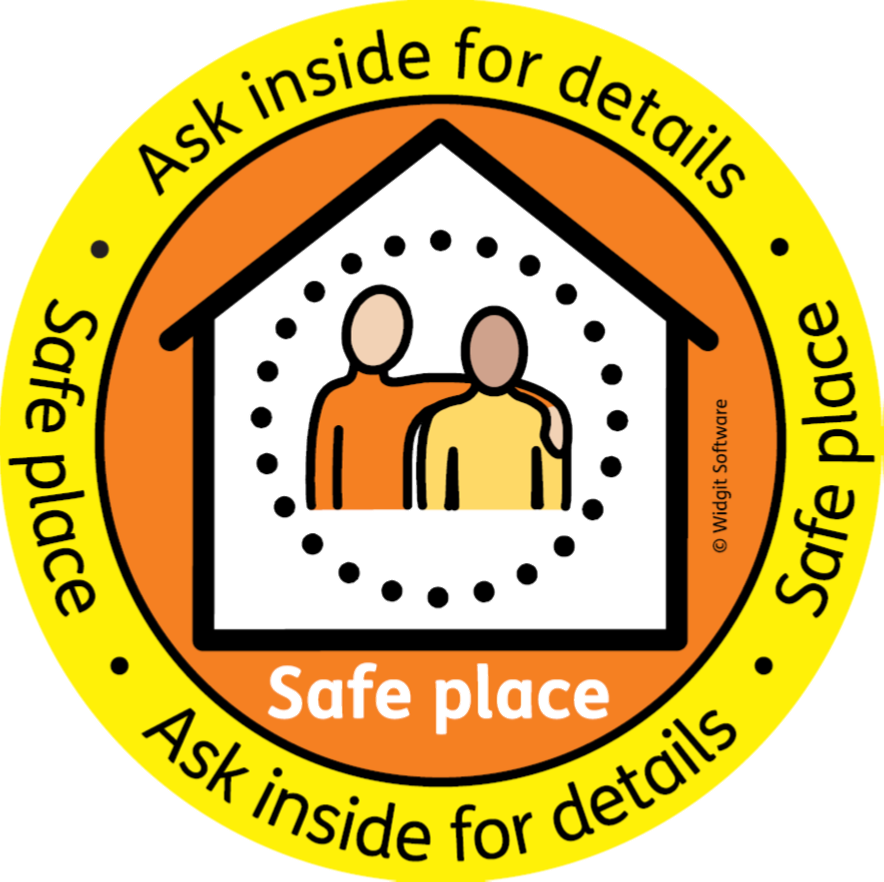Safe Places Window Sticker - Leicestershire Keep Safe Places (884x882), Png Download