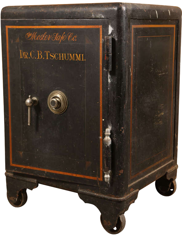 Old Safe Box Png (622x768), Png Download