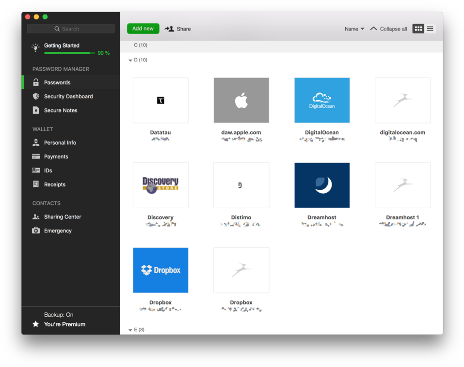 Dashlane Stores All Your Passwords In A Secure Digital - Dashlane Password (970x767), Png Download