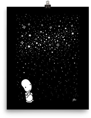 Jomny And The Stars Print - Star (600x600), Png Download