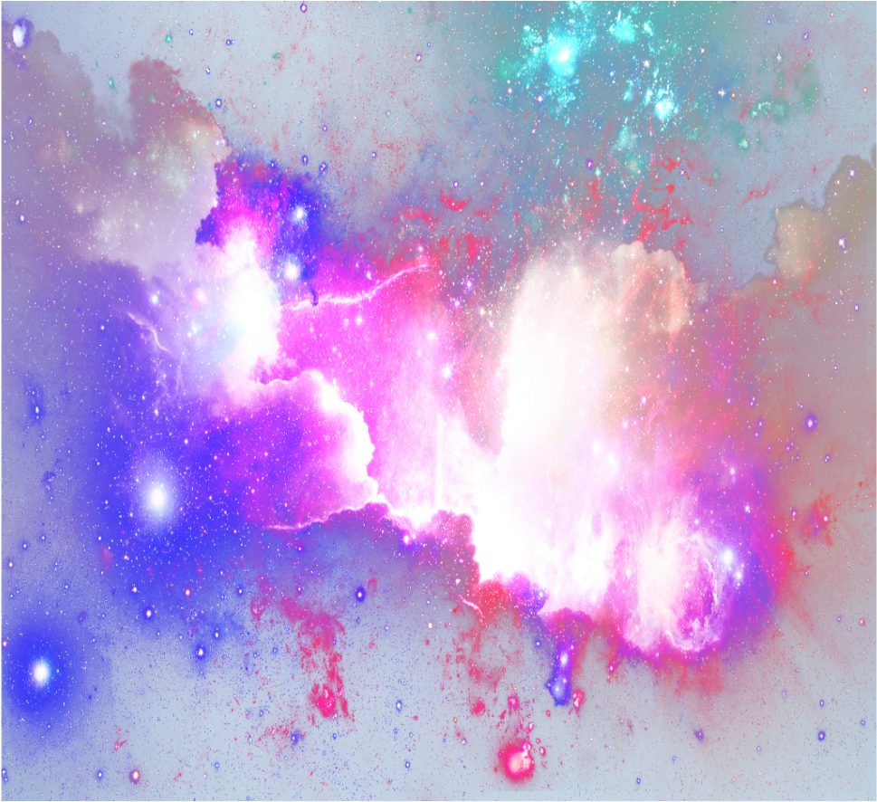 Art Edits Overlay Galaxy Space Stars Nebula Stickers (1024x1024), Png Download