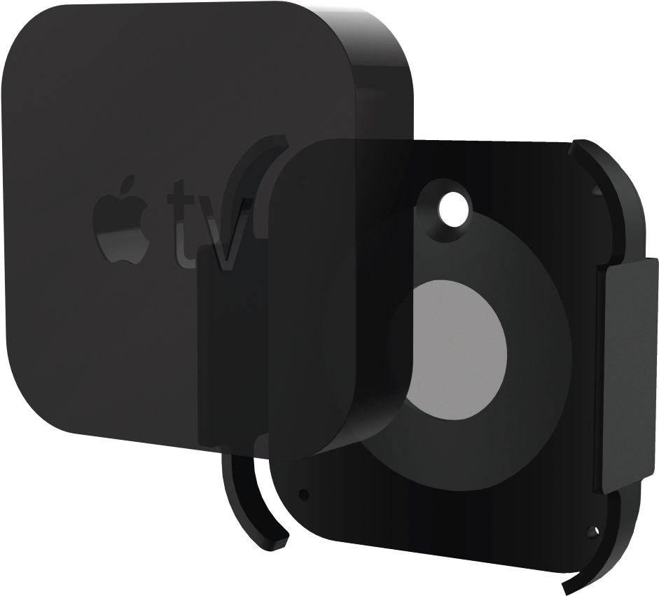 Holder For Apple Tv 2nd/3rd Generation - Apple Tv 4k Halterung (1100x1100), Png Download