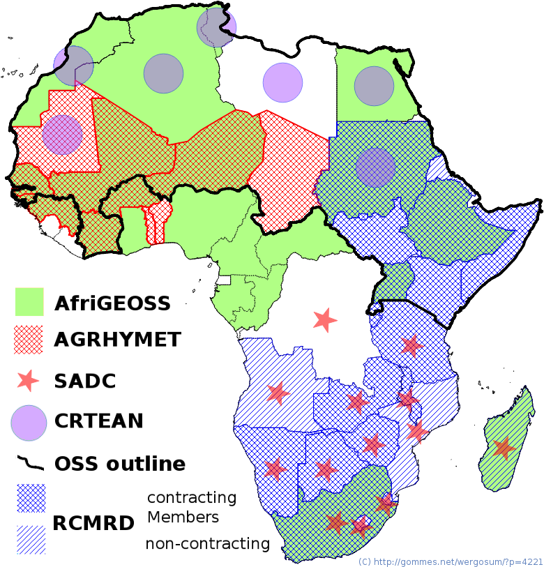 African Regional Geomatics Groupings - Continental Map (798x832), Png Download