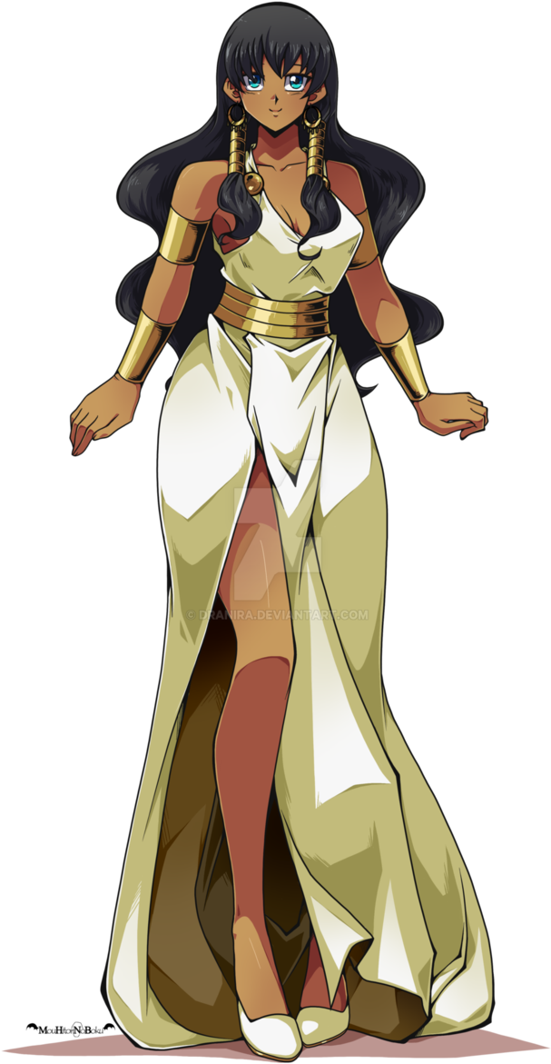 Egypt Clipart Egyptian Girl - Female Yugi (636x1257), Png Download
