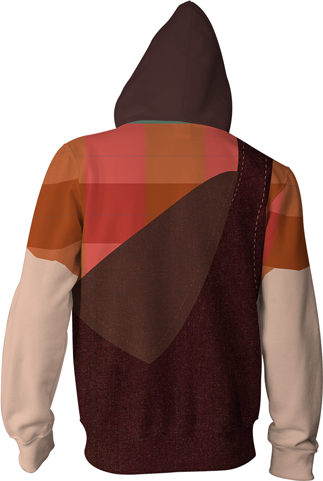Ralph Suit Wreck It Ralph Fan Zip Up Hoodie Fullprinted - Hoodie (1024x1024), Png Download