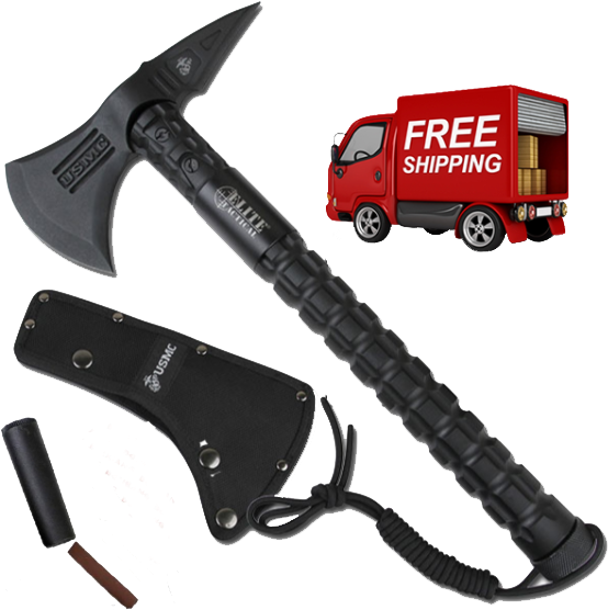 Save 48% On Your Tactical “battle Axe” - Usmc Tomahawk (616x621), Png Download