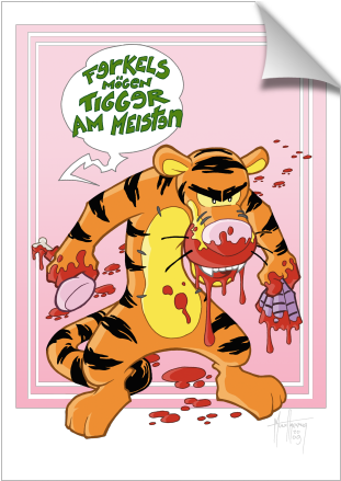 Bad Tigger - Tigger And Piglet (674x516), Png Download