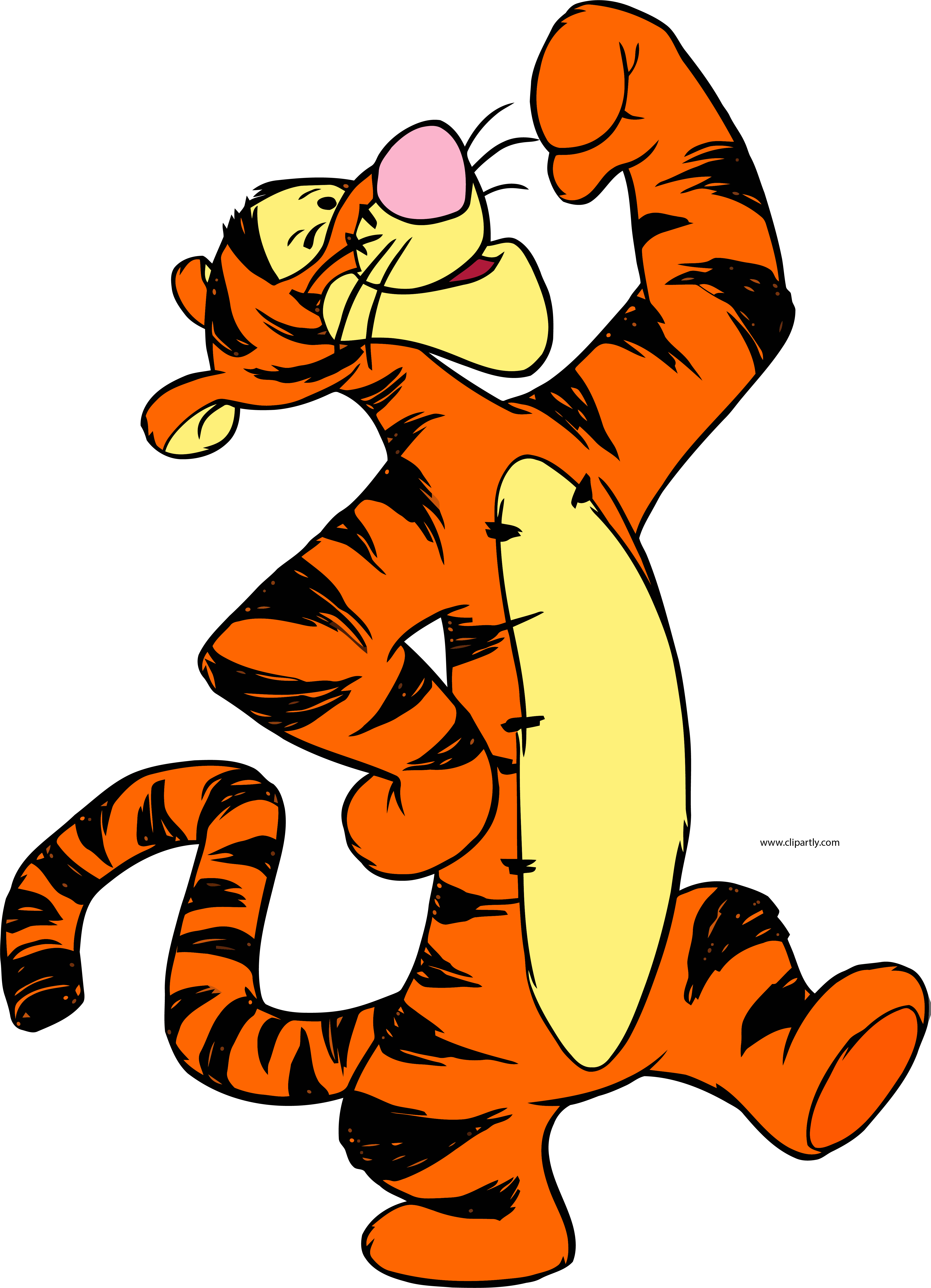 Tigger Tigger Cartoon Me Clipart Png Image Download - Disney Winnie The Pooh Tigger (4520x6253), Png Download