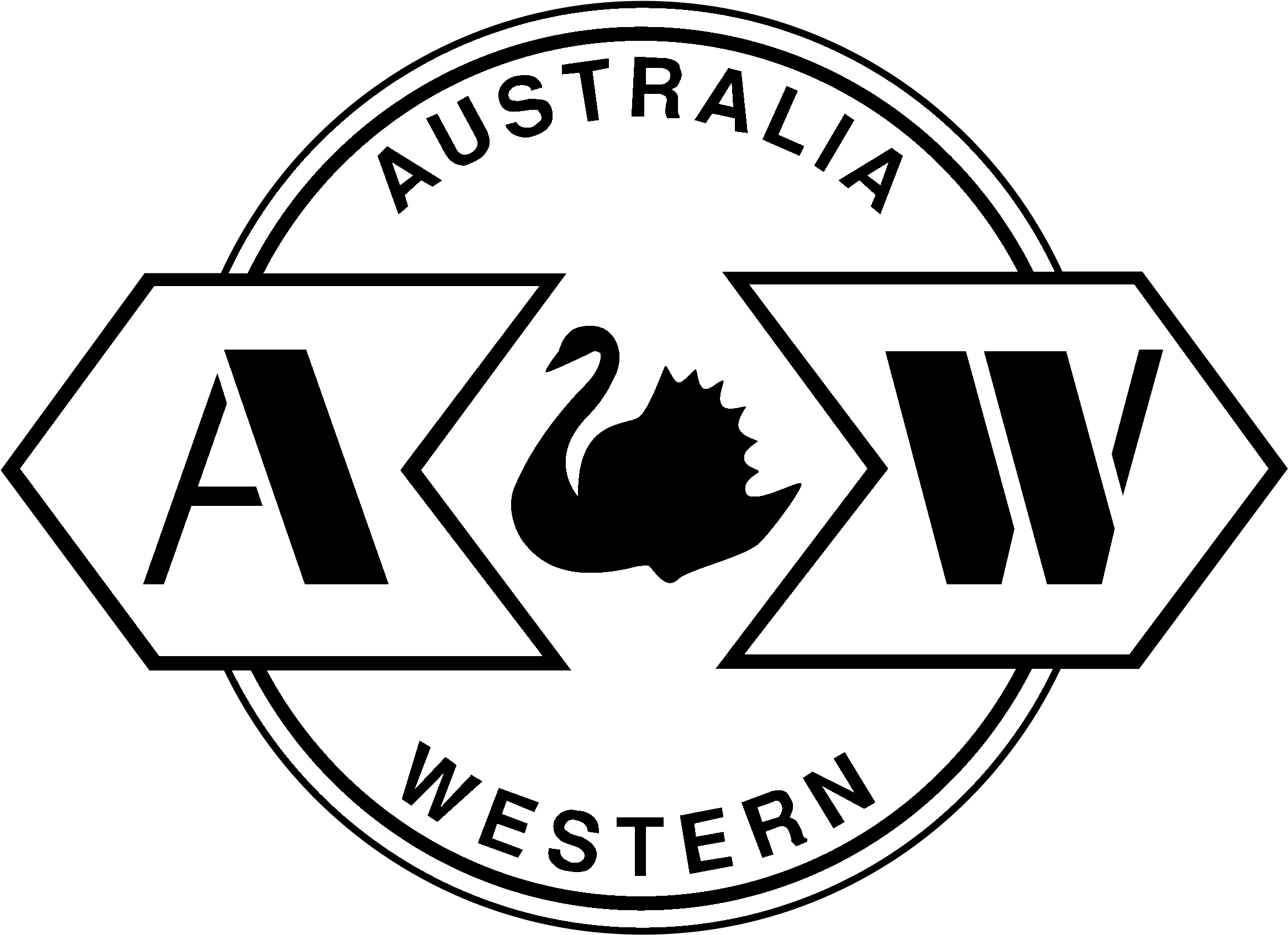 Australia Western Railroad Logo Black And White - Providence & Worcester Railroad Logo (2400x2400), Png Download