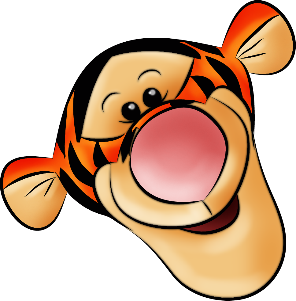 Tigger Printable Mask - Tiger Winnie Pooh Cara (968x982), Png Download