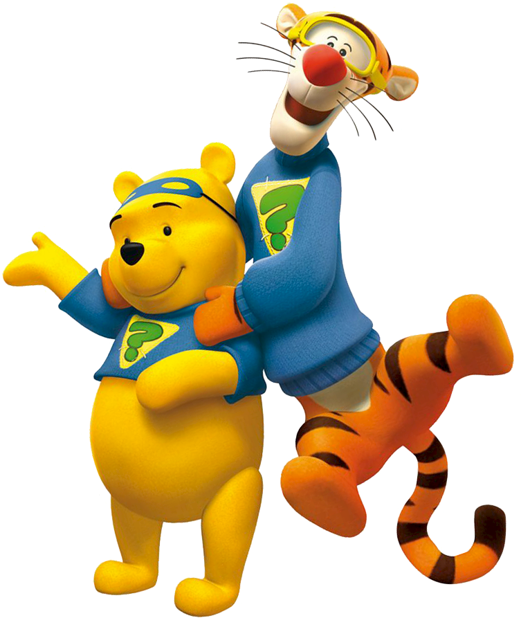 Friends Gang, Pooh & Tigger - My Friends Tigger And Pooh Tigger (764x908), Png Download