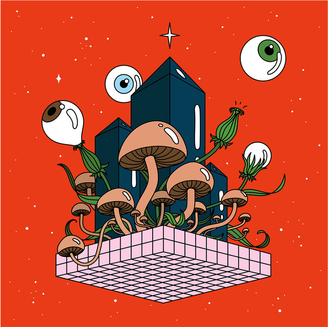 Cover Artwork For The High Tide Sound System - Illustration (1600x1060), Png Download