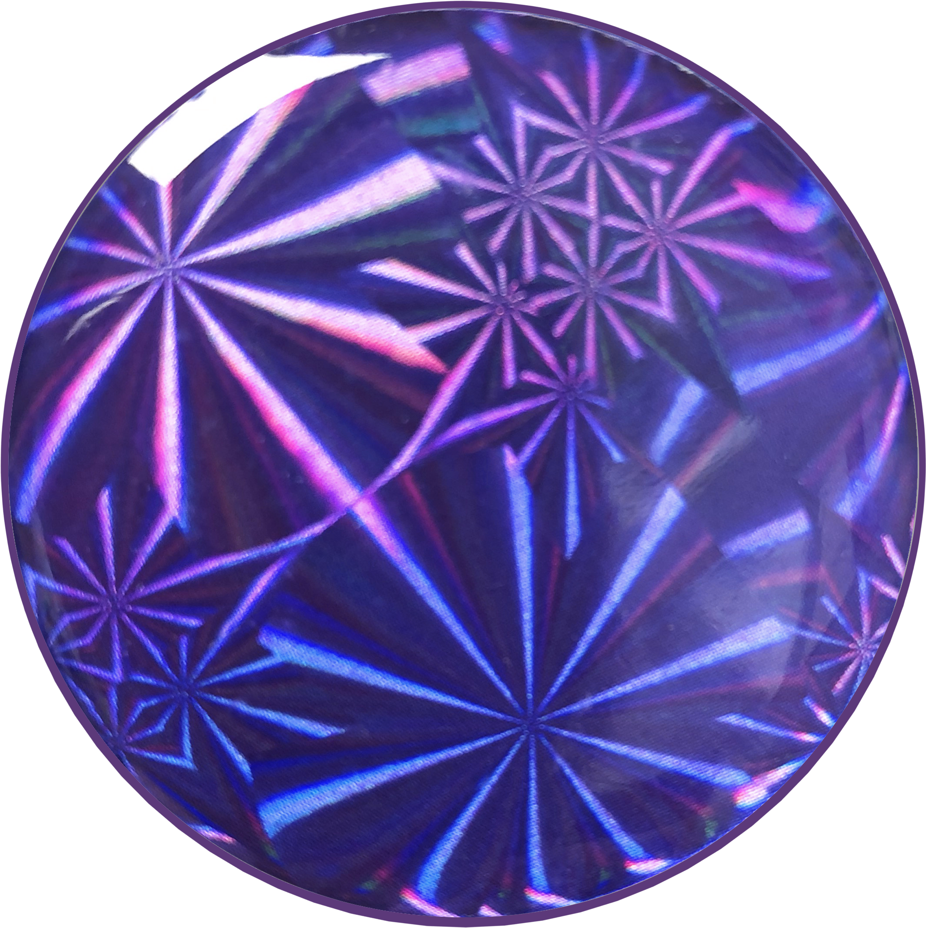 Violet Stars Hologram Gels (2048x2048), Png Download
