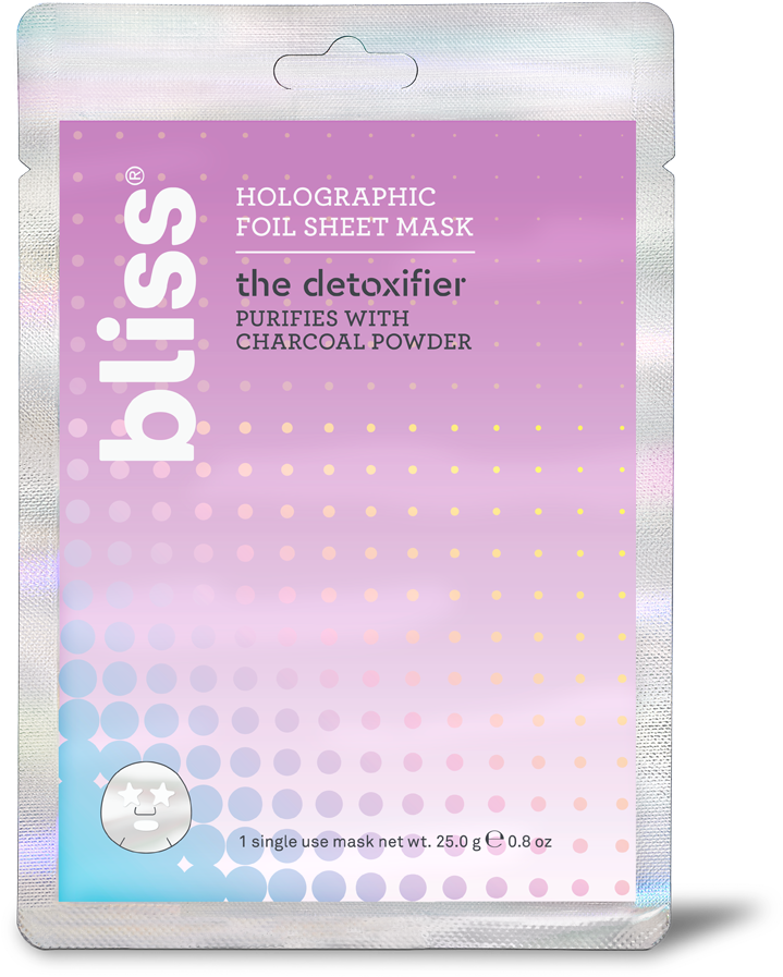 Shop The Detoxifier Holographic Foil Sheet Mask - Cpu (1140x1140), Png Download