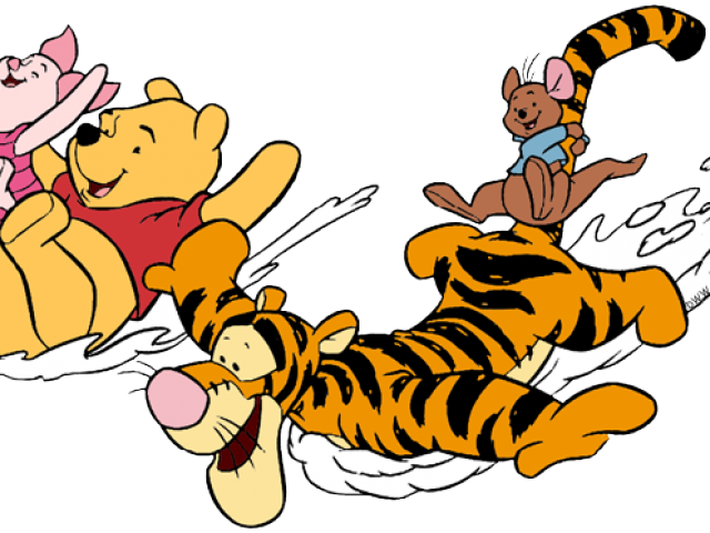 Coloriage Winnie Et Ses Amis (640x480), Png Download