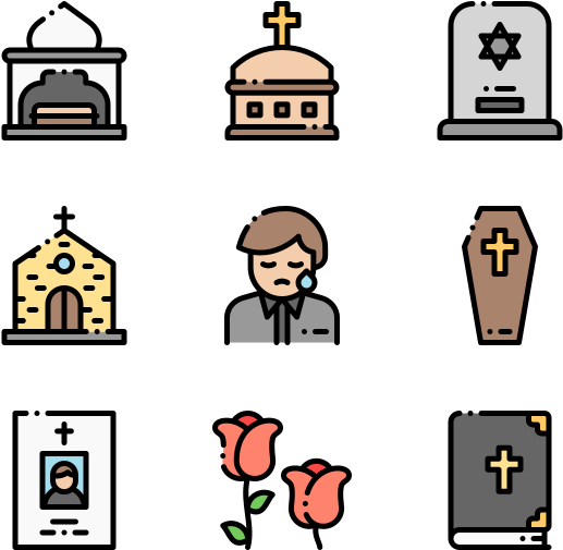 Funeral (600x564), Png Download