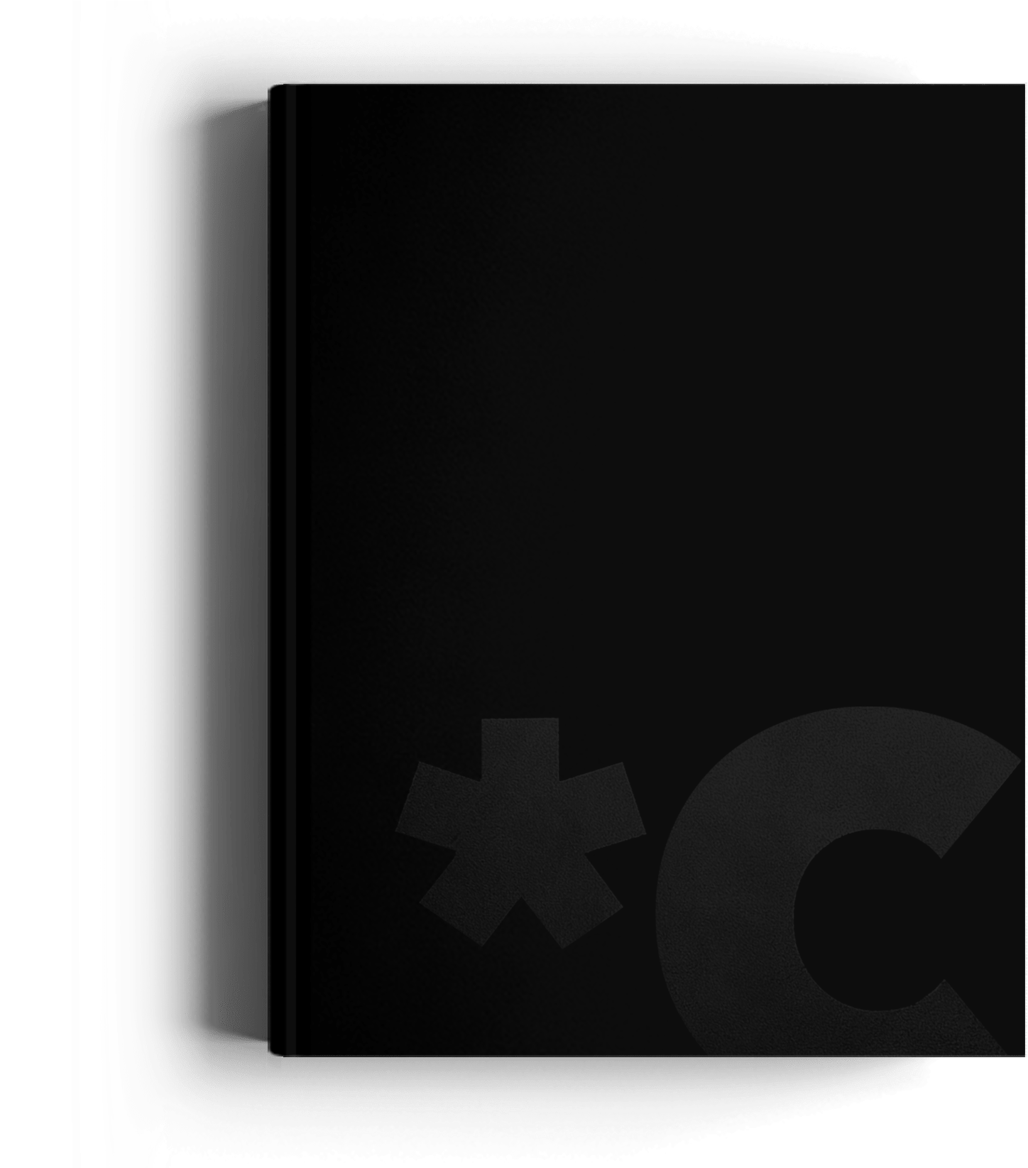 Canvast Year Planner Cover, Black Foil Logo Detail - Graphics (1719x1644), Png Download