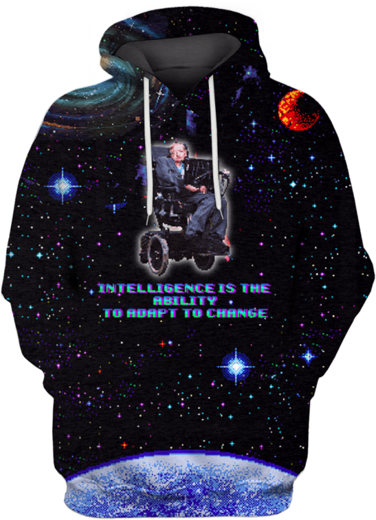 3d Stephen Hawking Tshirt - Real Paradise Lies Eternally In The Person (800x799), Png Download