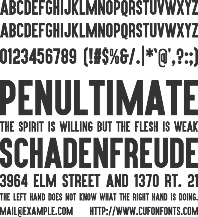Aku & Kamu Font Preview - Interstate Font (660x724), Png Download