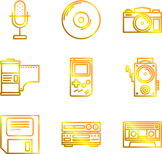 Retro Gadget (600x564), Png Download