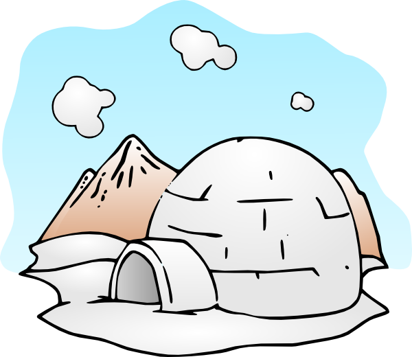 File - Igloo-001 - Animated Images Of Igloo (600x520), Png Download