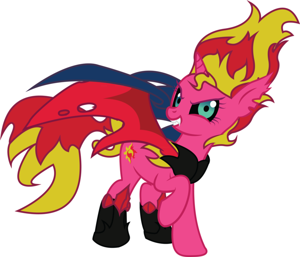 Sunset Shimmer By Geekladd-d6besuo - Mlp Evil Sunset Shimmer (965x827), Png Download