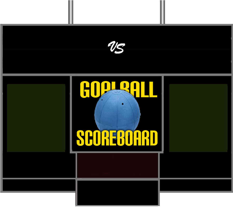 Scoreboarddisplay - Goalball (1024x857), Png Download