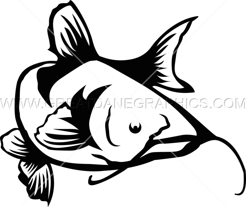 Catfish Swim - Catfish Svg (825x695), Png Download