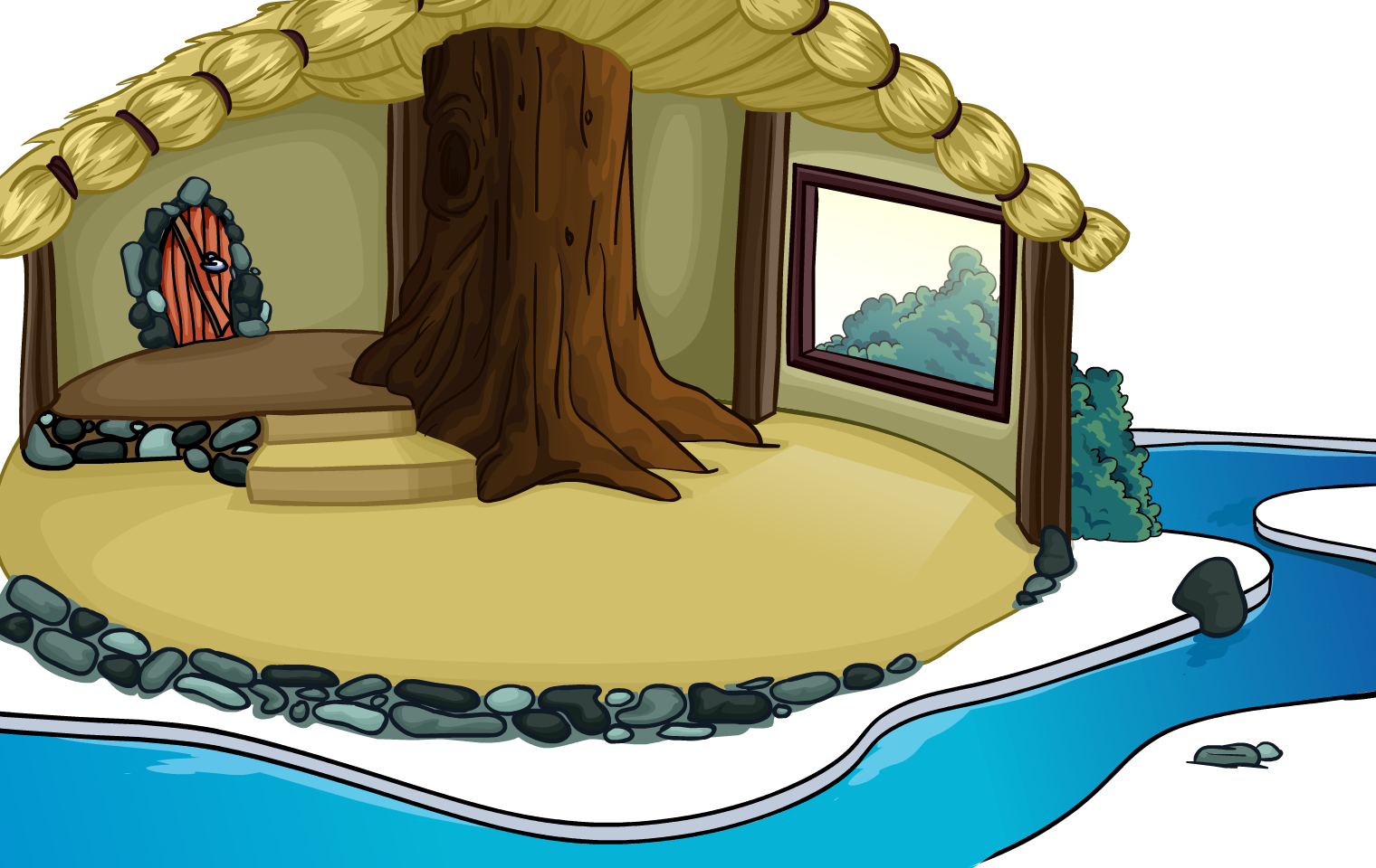 Cozy Cottage Igloo - Art Igloos Club Penguin (1520x960), Png Download