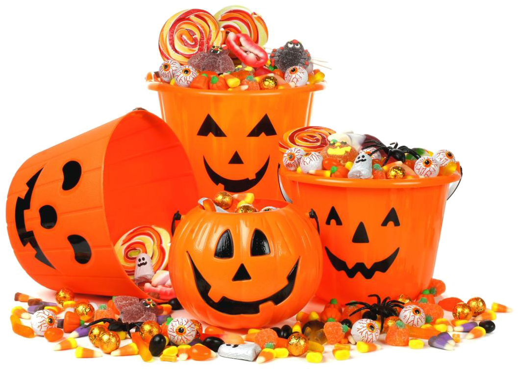 Trick Or Treat Transparent Image - Seau De Bonbon Halloween (1200x900), Png Download