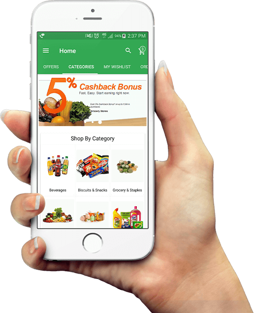 Build Your Unique Grocery Delivery Mobile App - Mobile Phone (516x636), Png Download