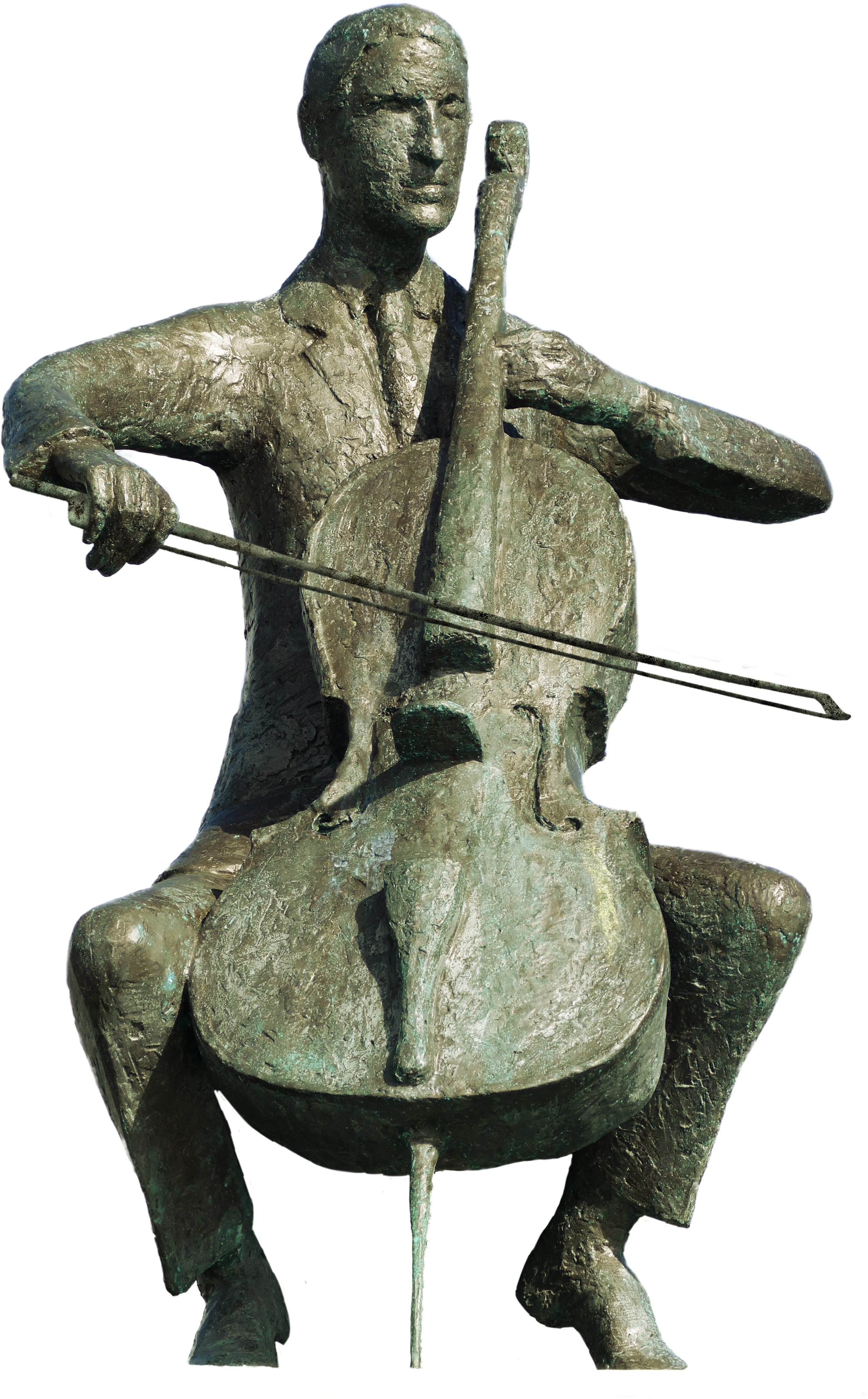 Cello - Music Statue Png (2495x4017), Png Download