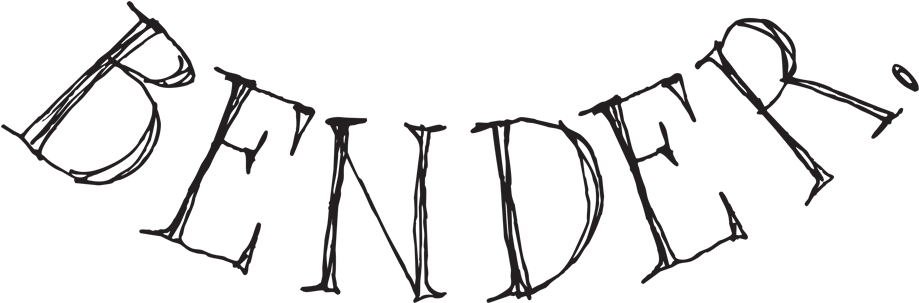 Bender Rusty Surfboards Logo - Drawing (1000x1000), Png Download