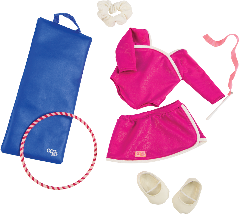 Leaps And Bounds Gymnast Outfit For 18-inch Dolls - Our Generation Leaps And Bounds Deluxe Gymnast Outfit (1050x1050), Png Download