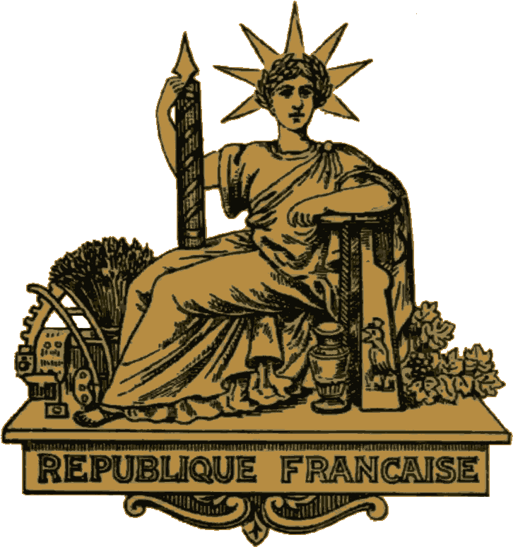 Official Seal Of The Third French Republic - Seal Of The French Republic (756x786), Png Download