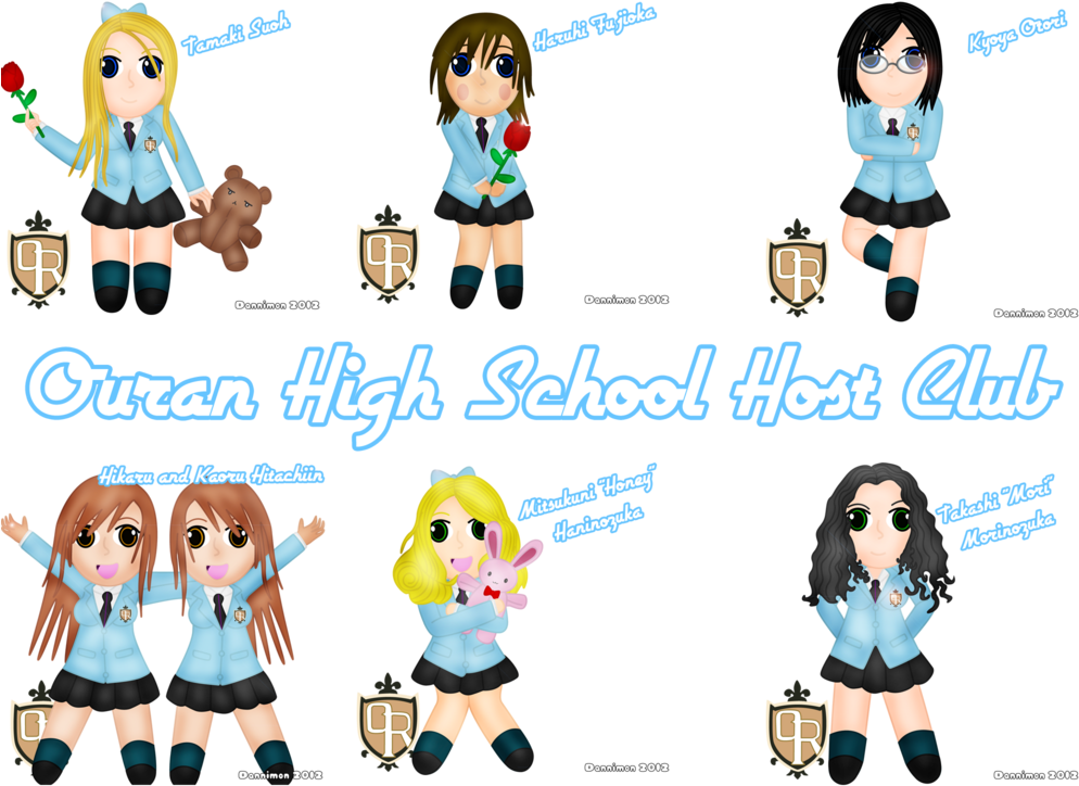 1024 X 768 3 - Ouran Highschool Host Club Gender Swap (1024x768), Png Download