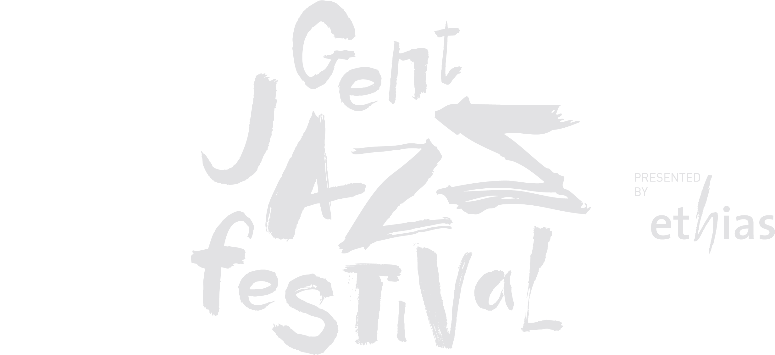 Cropped Lg Gentjazz White 2019 01 - Ethias (3235x1135), Png Download