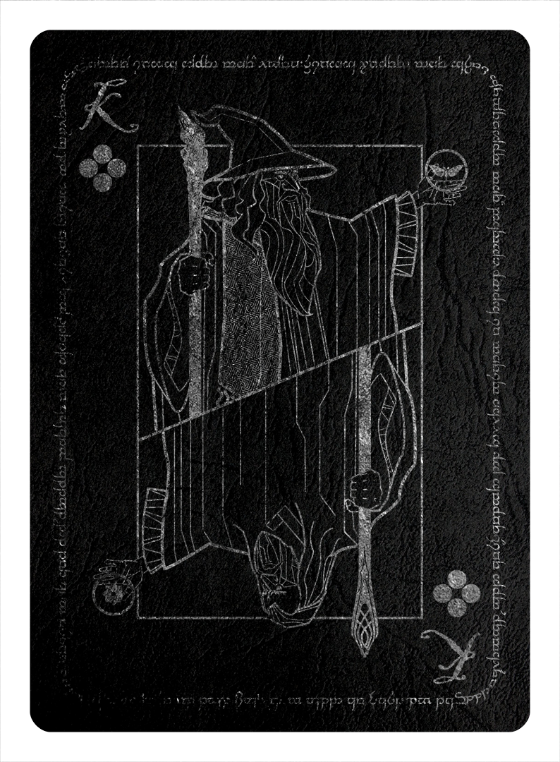 Gandalf King Of Diamonds By Tmc-ink - Drawing (794x1080), Png Download