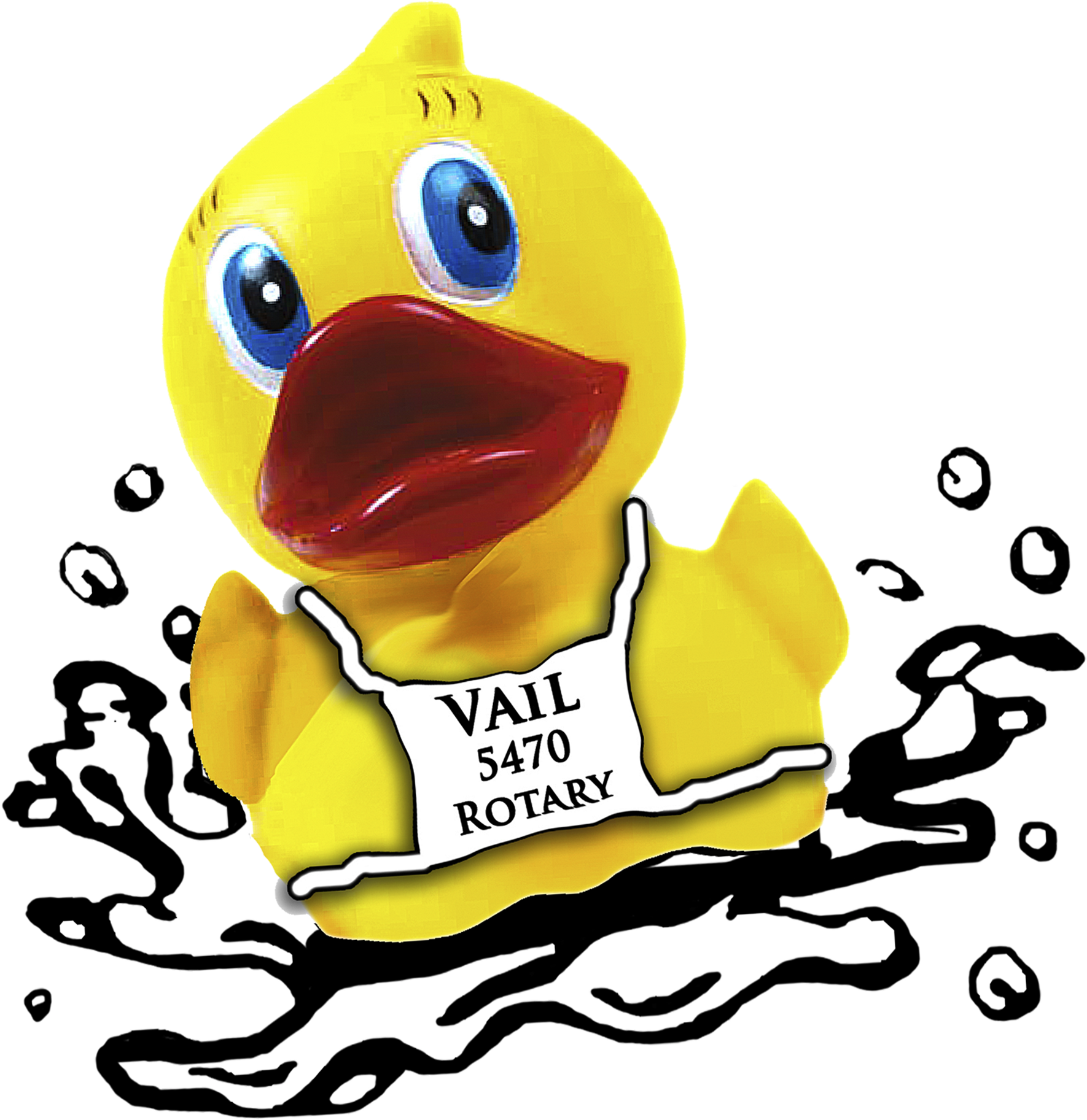 Rotary Rubber Duck Race - Duck (993x1024), Png Download