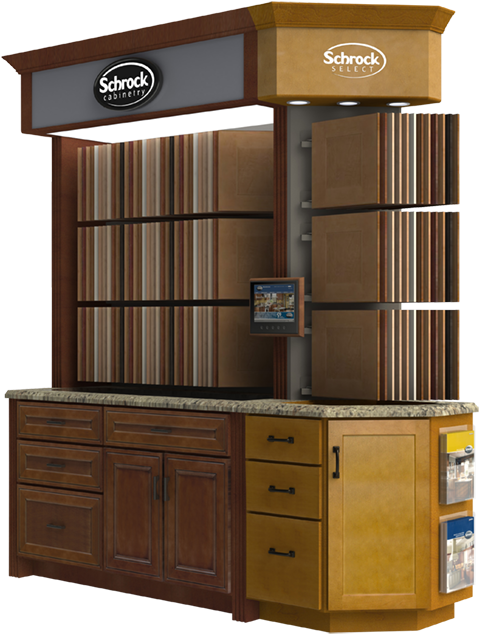 Home Center Pop Displays - Hutch (536x675), Png Download