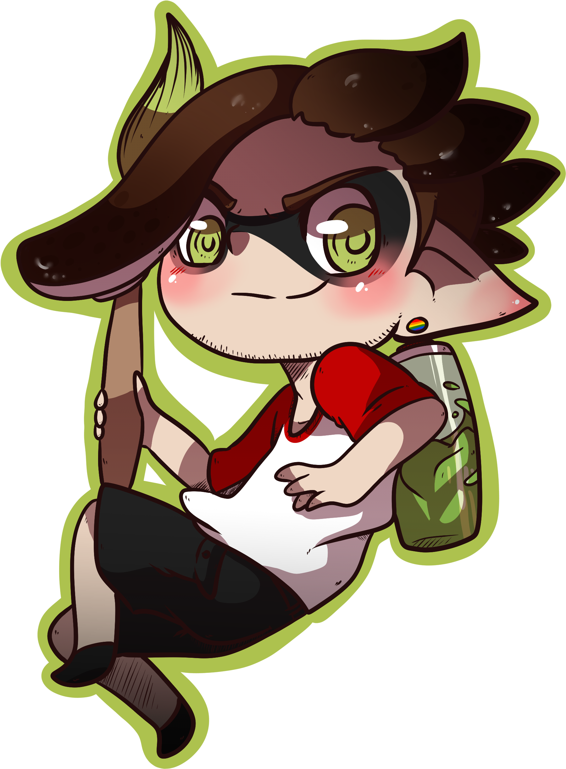 Chibi Volga - Inkling - Cartoon (1878x2558), Png Download