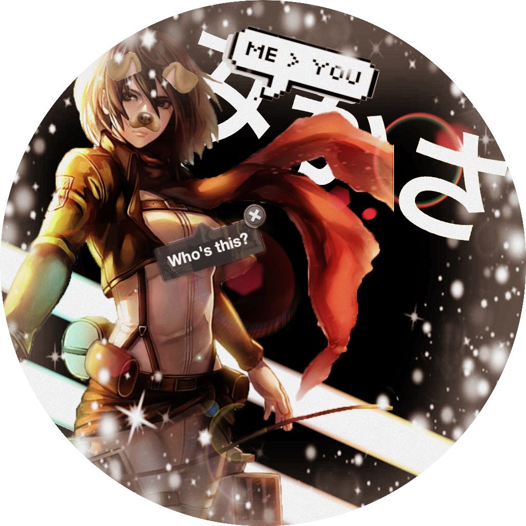 Mikasa Sticker - Poster (1024x1024), Png Download
