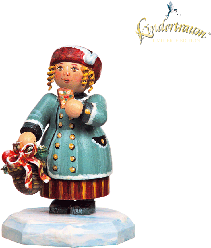Girl With Gingerbread - Figurine (1000x1000), Png Download